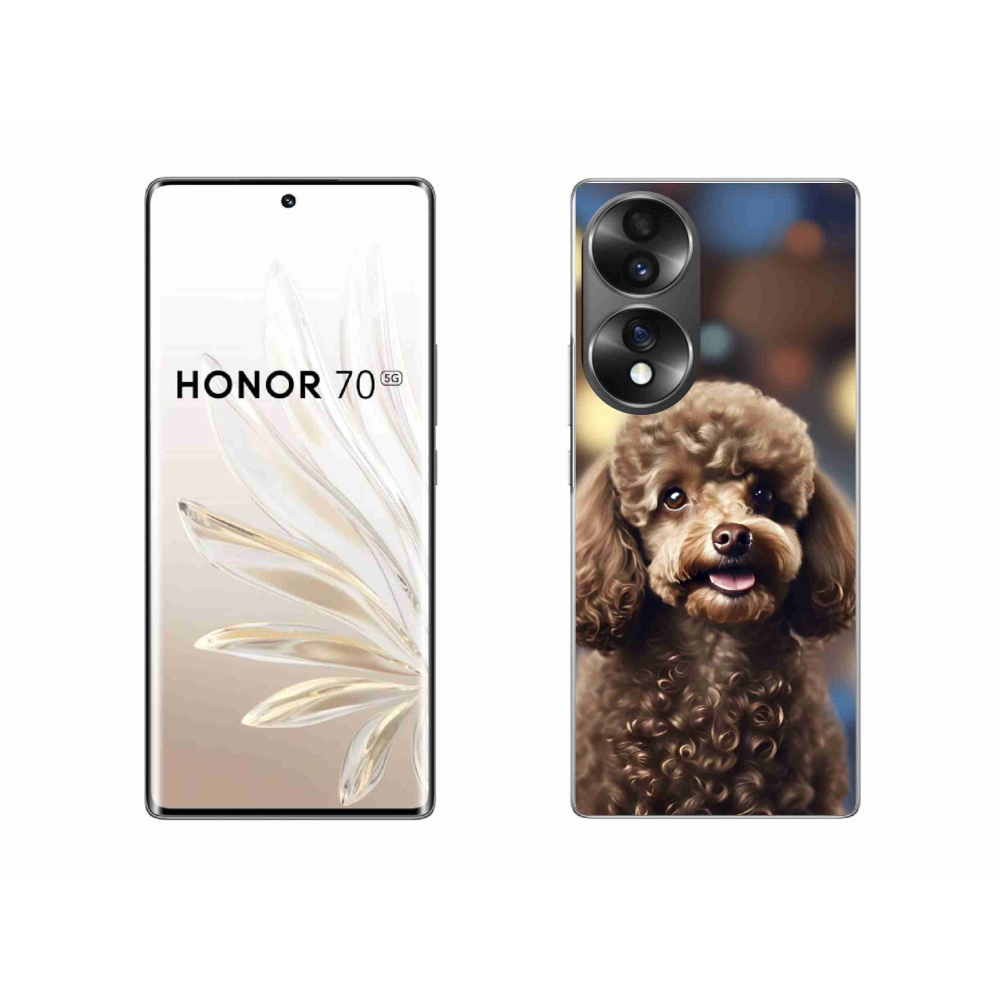 Zselés borítás mmCase a Honor 70-hez - aranyos uszkár
