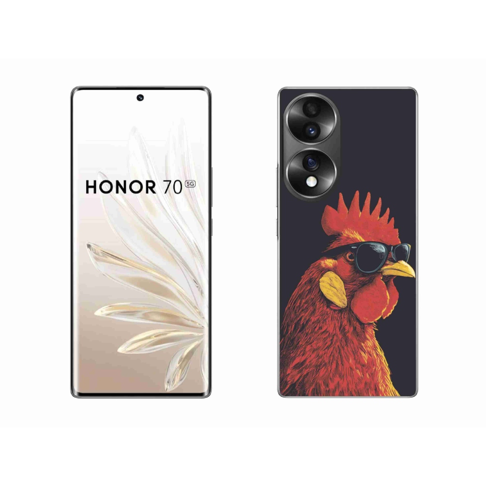 Zselés borítás mmCase a Honor 70 készülékhez - stílusos kakas