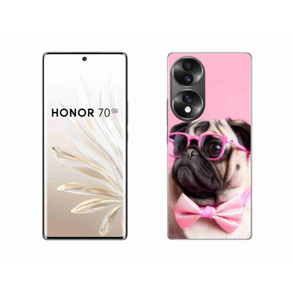 Zselés borítás mmCase a Honor 70 készülékhez - stílusos mopsz