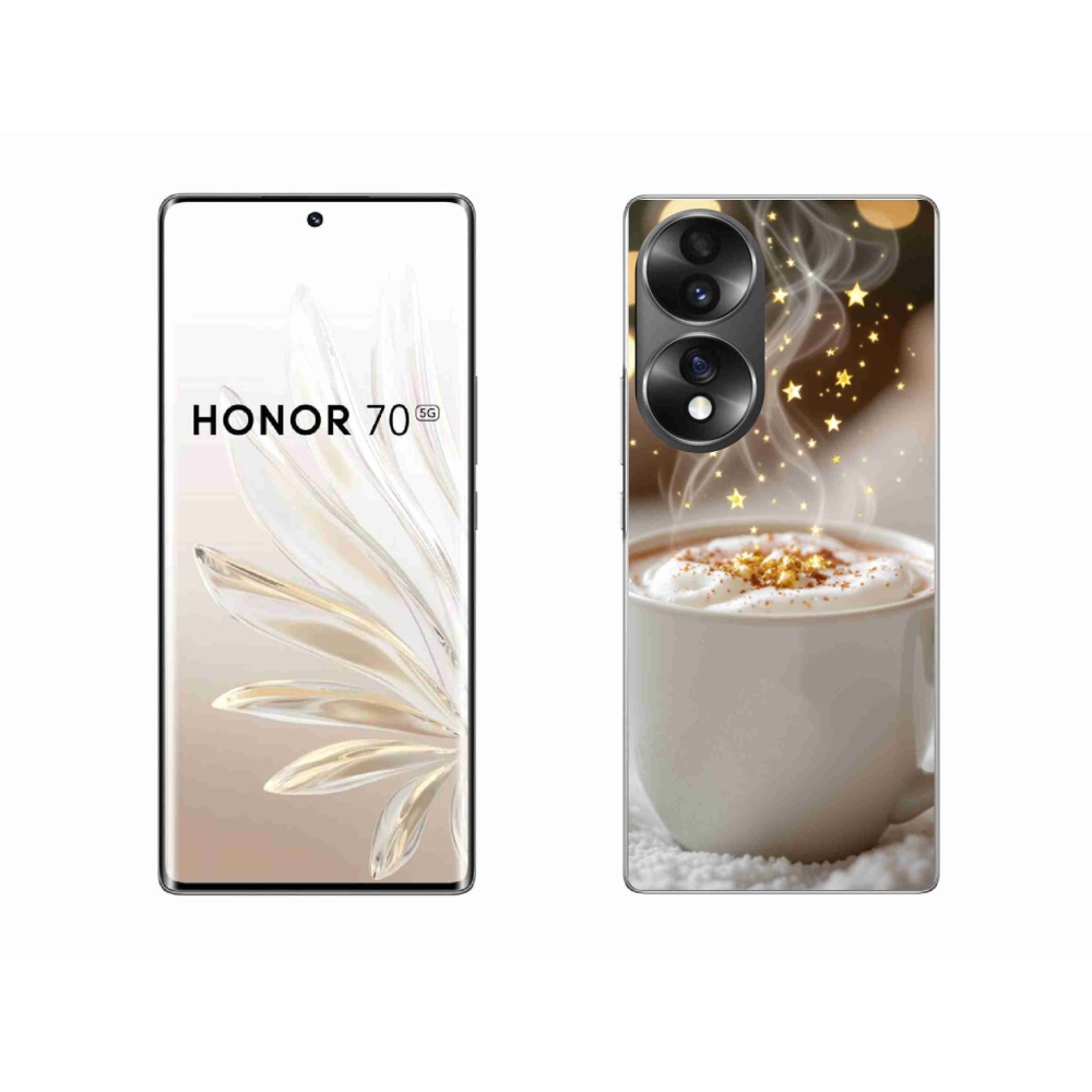 Zselés borítás mmCase a Honor 70-hez - Karácsonyi forró ital