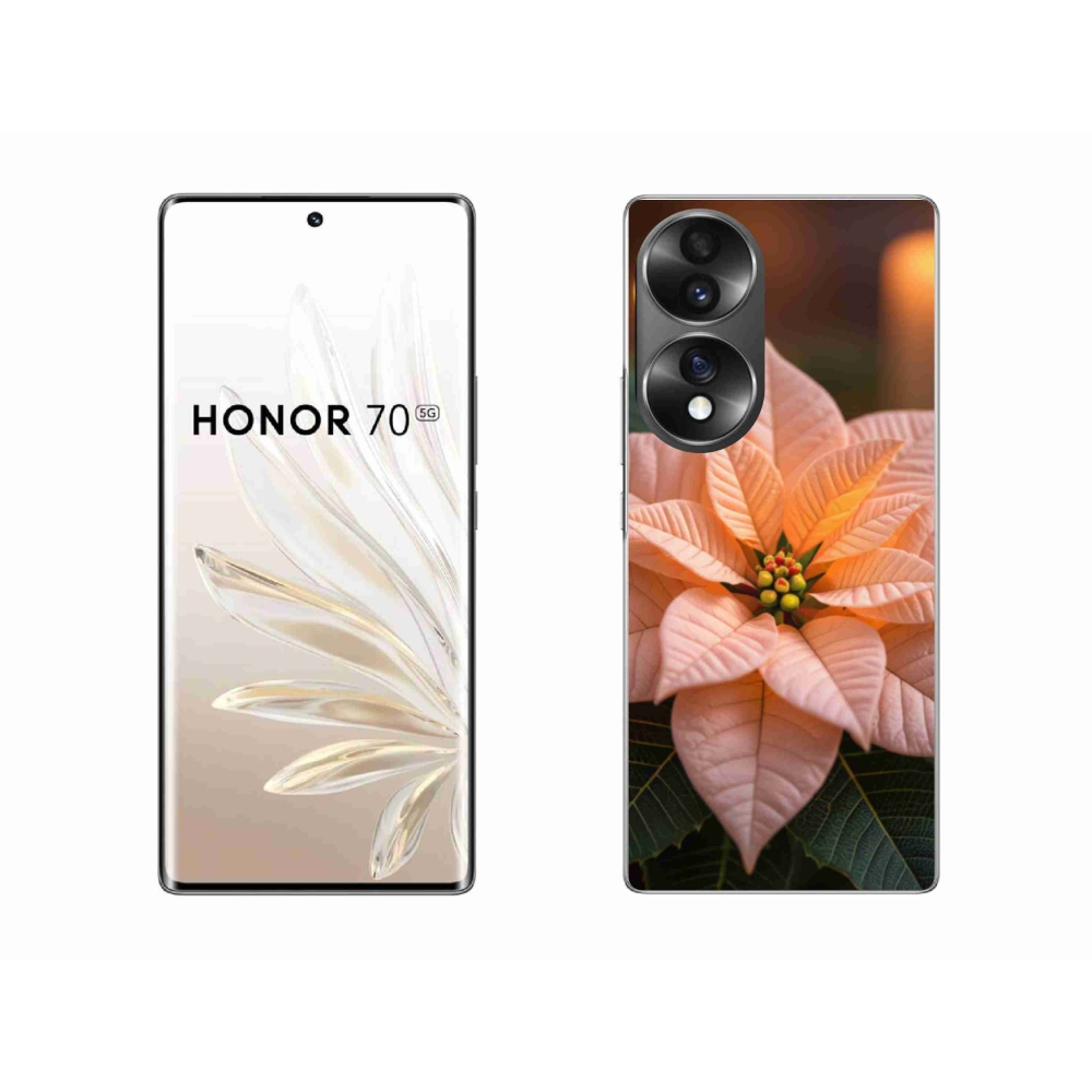 Zselés borító mmCase a Honor 70-hez - mikulásvirág