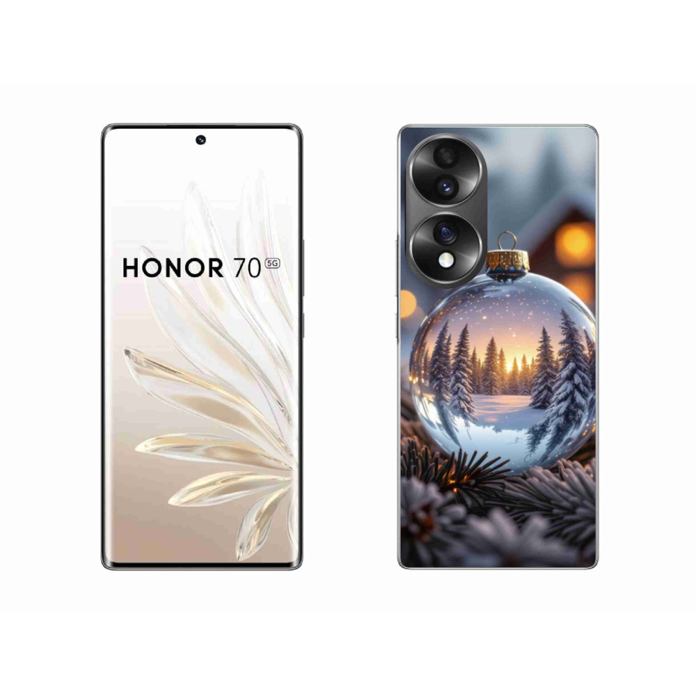 Zselés borítás mmCase a Honor 70-hez - karácsonyi dekoráció