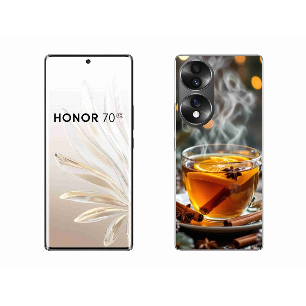 Zselés borítás mmCase a Honor 70-hez - Karácsonyi lyukasztás