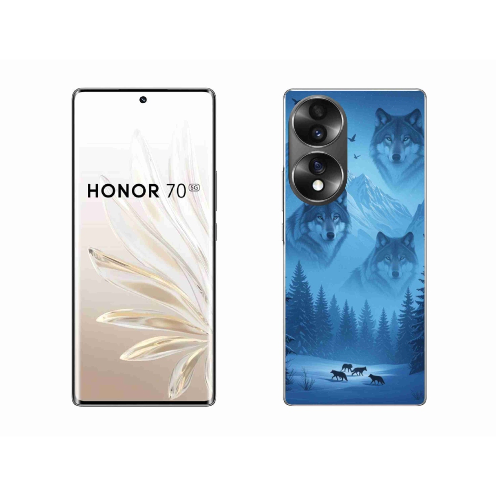 Zselés borítás mmCase a Honor 70-hez - farkas csomag