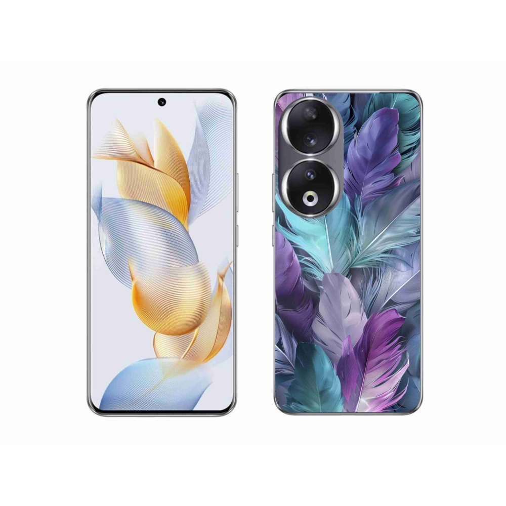 Zselés borítás mmCase a Honor 90-hez - színes toll 2