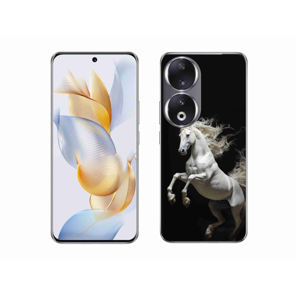 Zselés borítás mmCase a Honor 90-hez - fehér ló 4