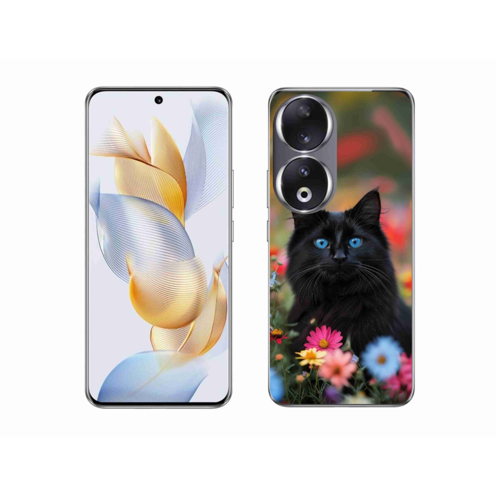mmCase gél tok az Honor 90-hez – fekete cica 4