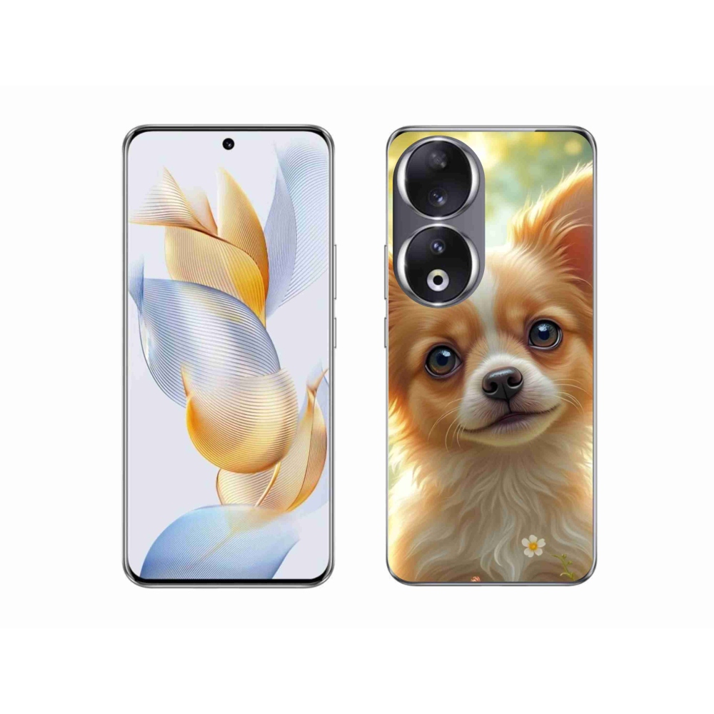 Zselés borítás mmCase a Honor 90 - chihuahua 5 számára
