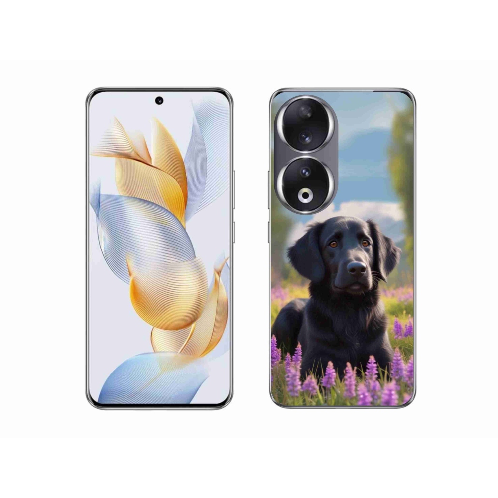 mmCase gél tok az Honor 90-hez – elegáns fekete retriever