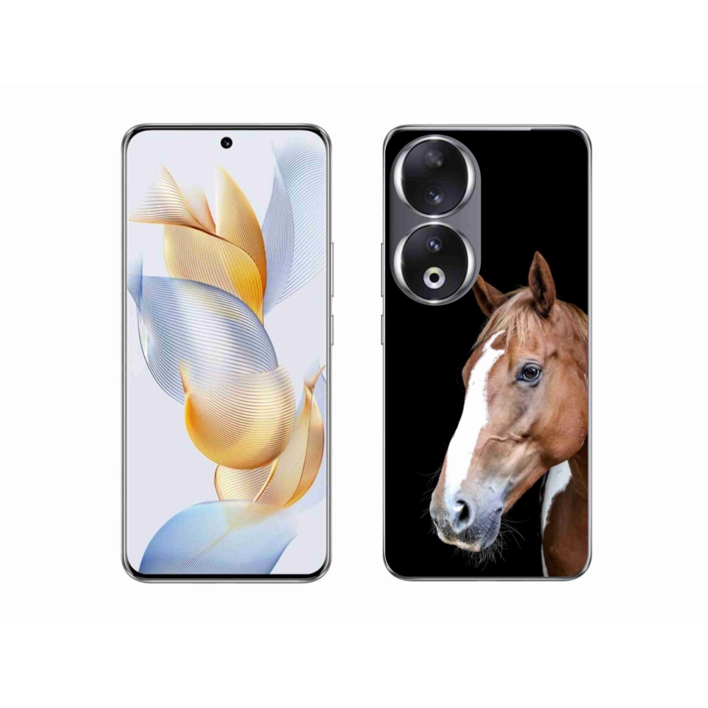 Zselés tok mmCase a Honor 90-hez - barna ló 3