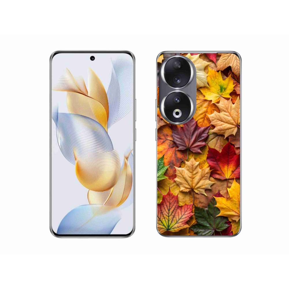Zselés borítás mmCase a Honor 90-hez - juharlevelek 2