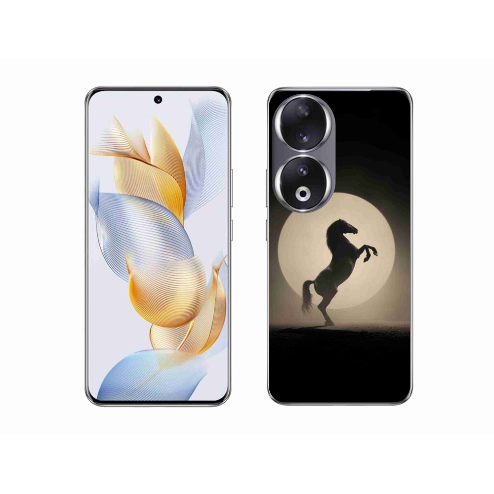 Zselés borítás mmCase a Honor 90-hez - ló sziluettben