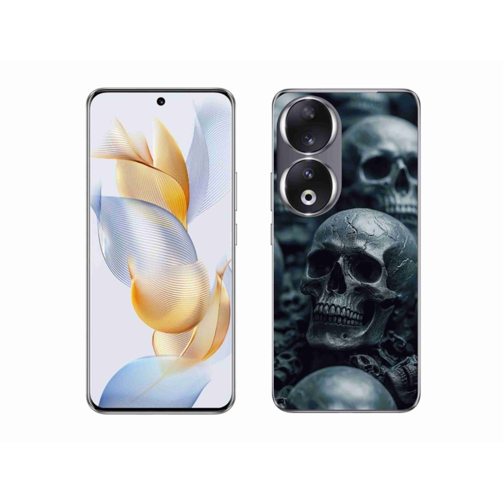 Zselés borítás mmCase a Honor 90 - koponya 2 számára