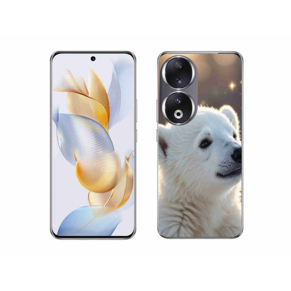 Zselés borítás mmCase a Honor 90 készülékhez - jegesmedve