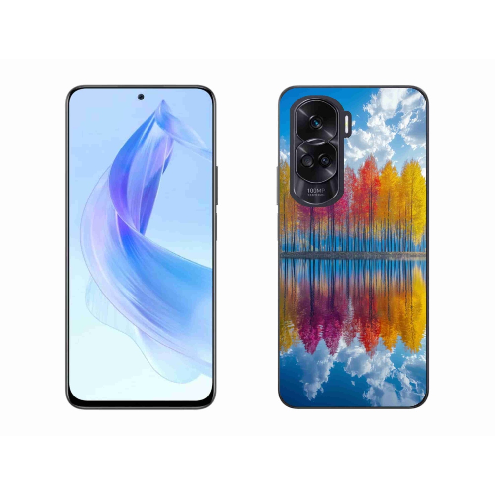 Zselés borítás mmCase a Honor 90 Lite-hoz - színes fák
