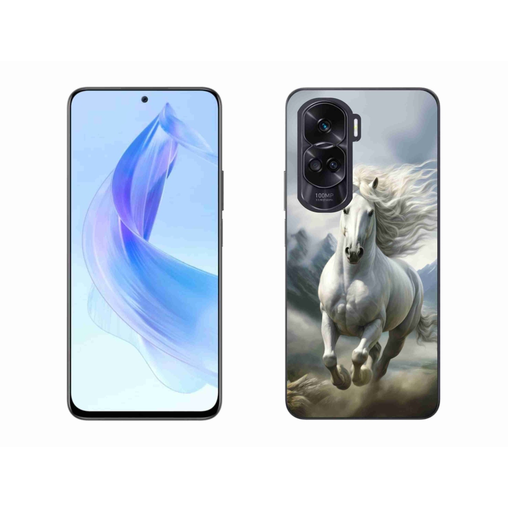 mmCase gél tok az Honor 90 Lite-hoz – Futó fehér ló 3