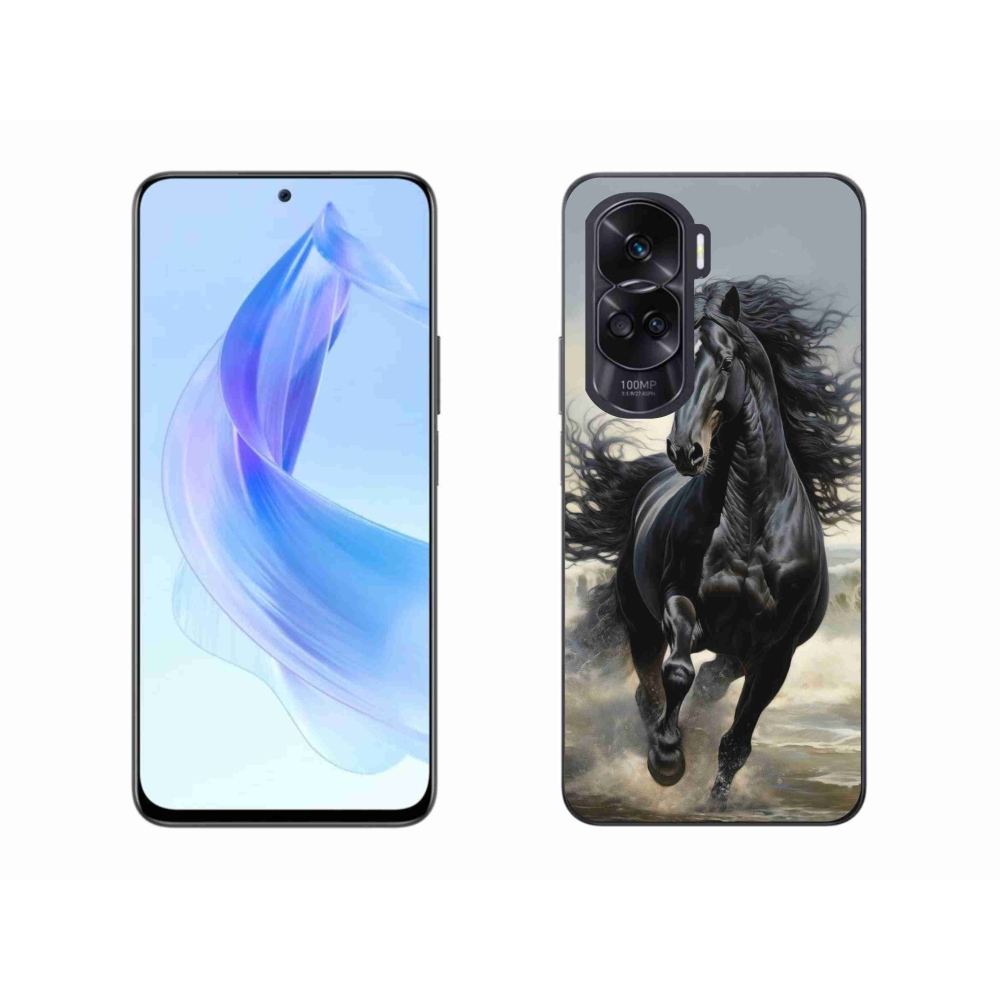 mmCase géltok az Honor 90 Lite-hoz – futó fekete ló