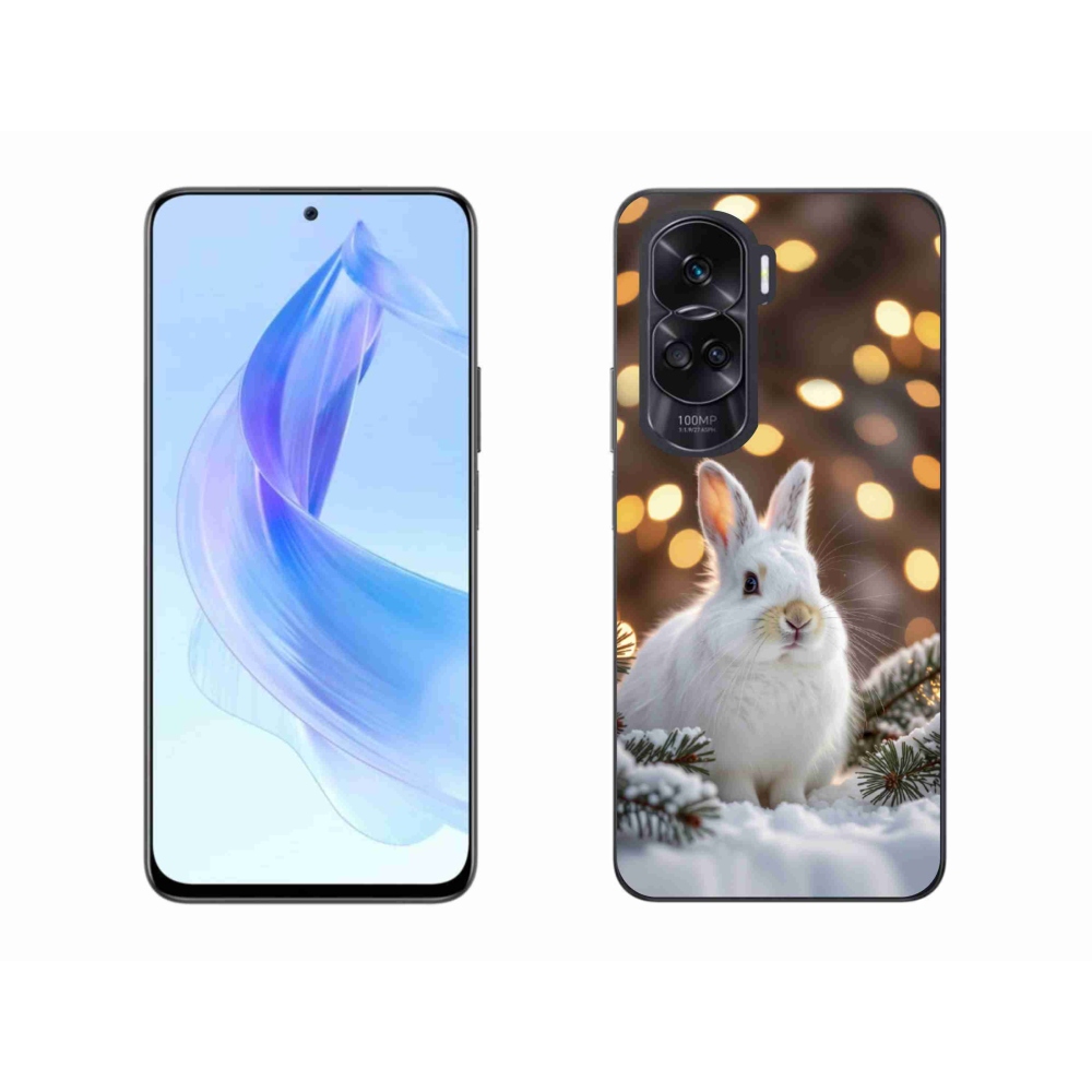 mmCase gélhuzat az Honor 90 Lite-hoz – fehér nyúl