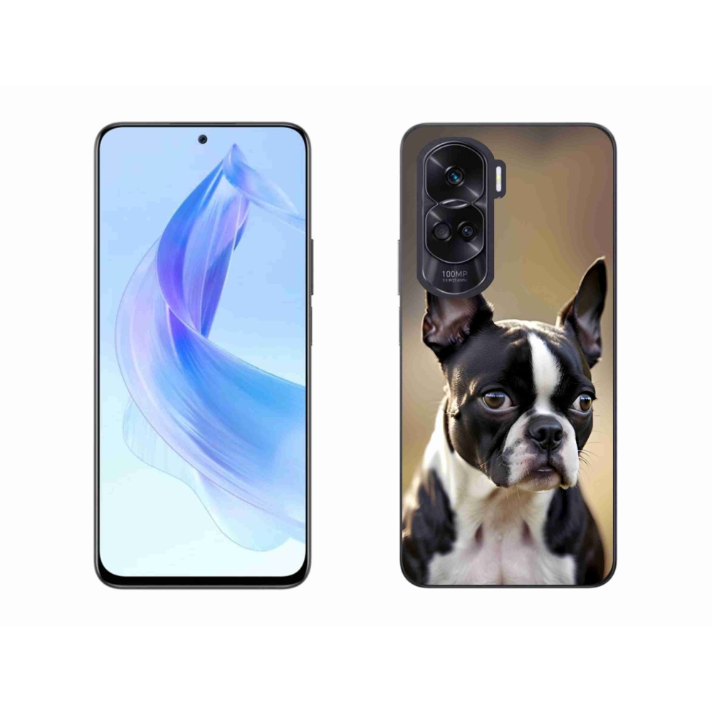 mmCase gél tok az Honor 90 Lite-hoz – bostoni terrier