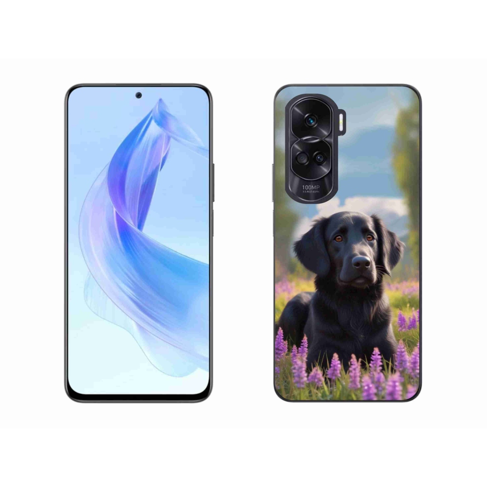 mmCase géltok az Honor 90 Lite-hoz – elegáns fekete retriever