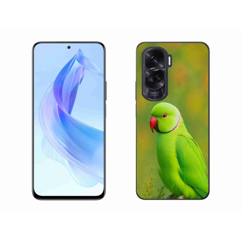 Zselés borítás mmCase a Honor 90 Lite készülékhez - papagáj Alexander 2