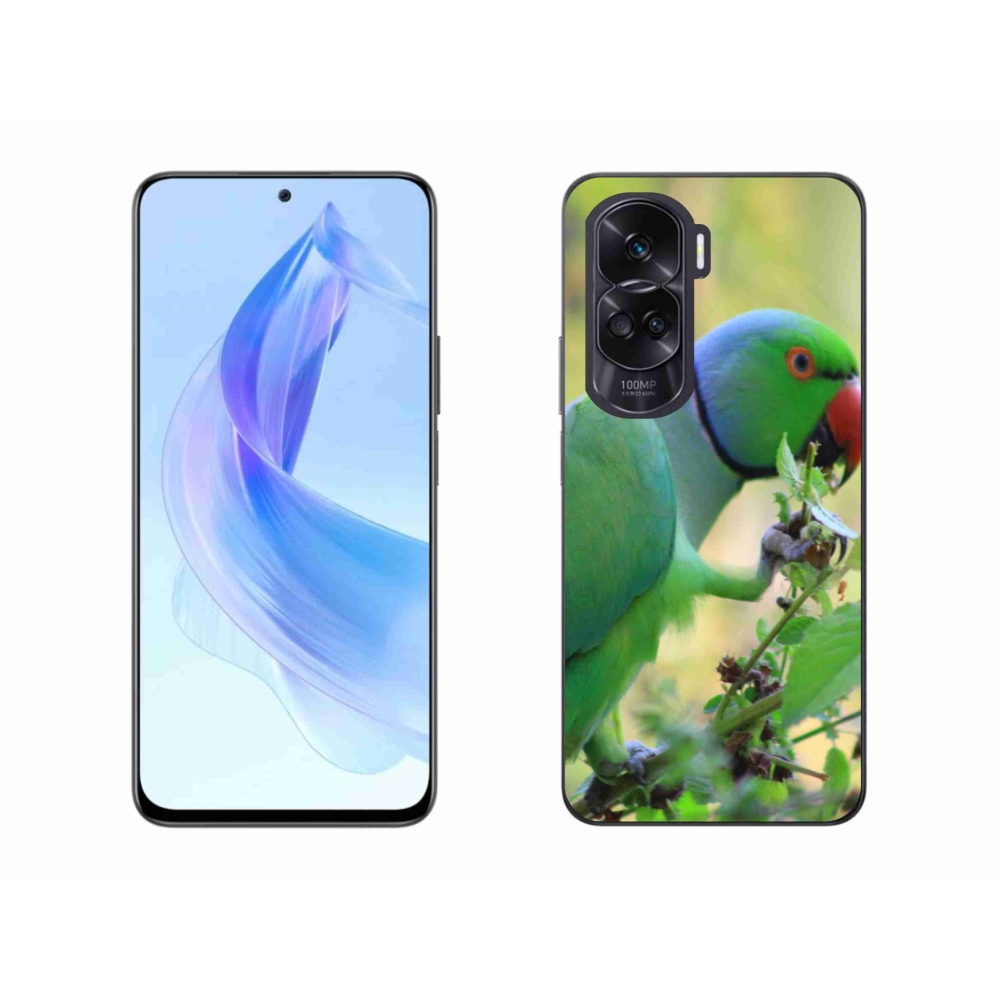 Zselés borítás mmCase a Honor 90 Lite készülékhez - papagáj alexandr