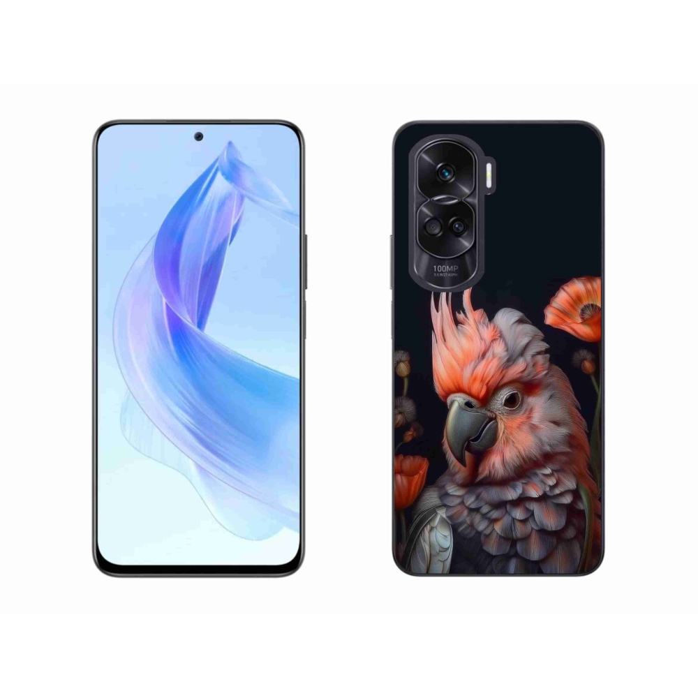 mmCase géltok az Honor 90 Lite-hoz – színes kakadu papagáj
