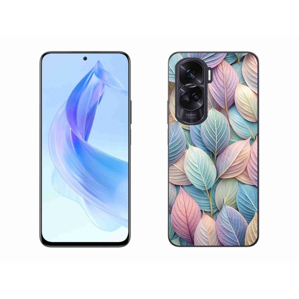 Zselés borító mmCase a Honor 90 Lite készülékhez - pasztell levelek