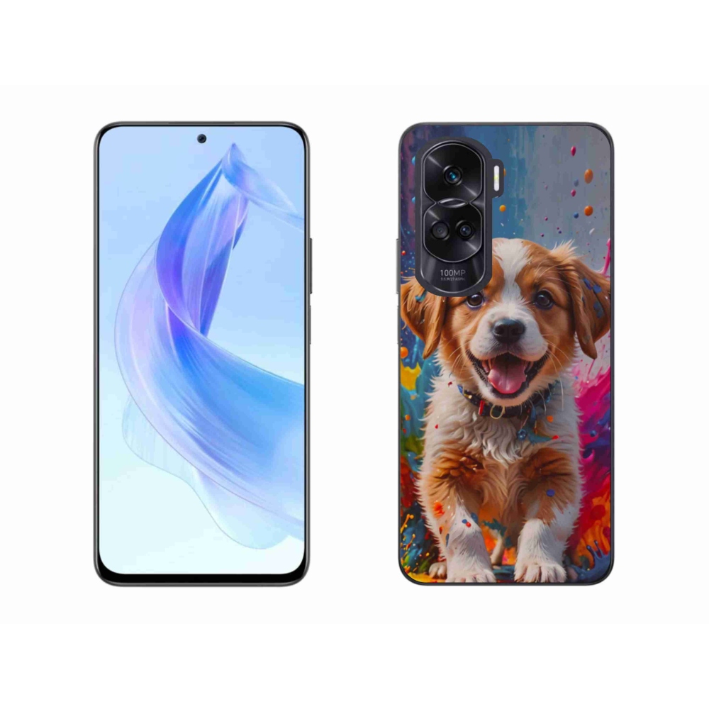 Gél borító mmCase a Honor 90 Lite-hoz - aranyos kiskutya 3