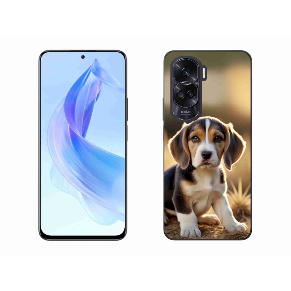mmCase gél tok az Honor 90 Lite-hoz – aranyos beagle