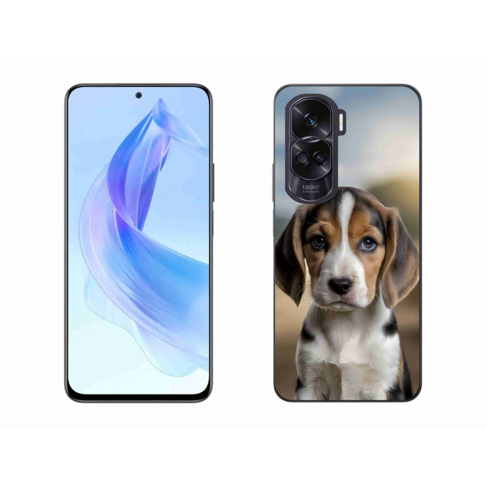 mmCase gél tok az Honor 90 Lite-hoz – aranyos beagle