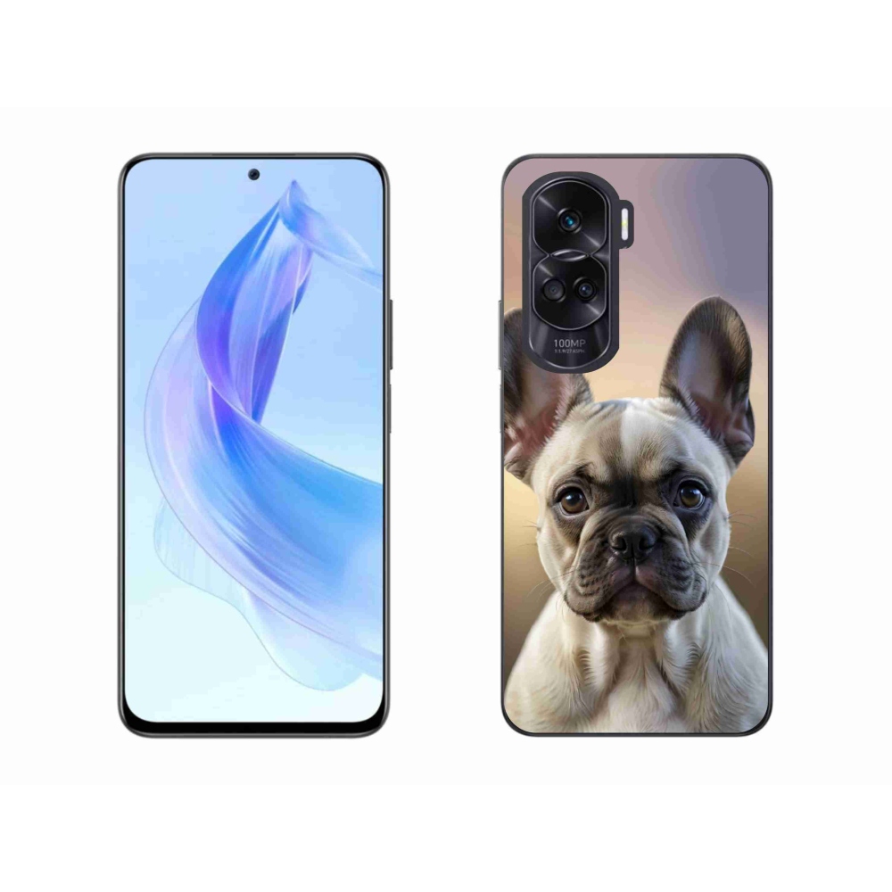mmCase gél tok az Honor 90 Lite-hoz – aranyos francia buldog