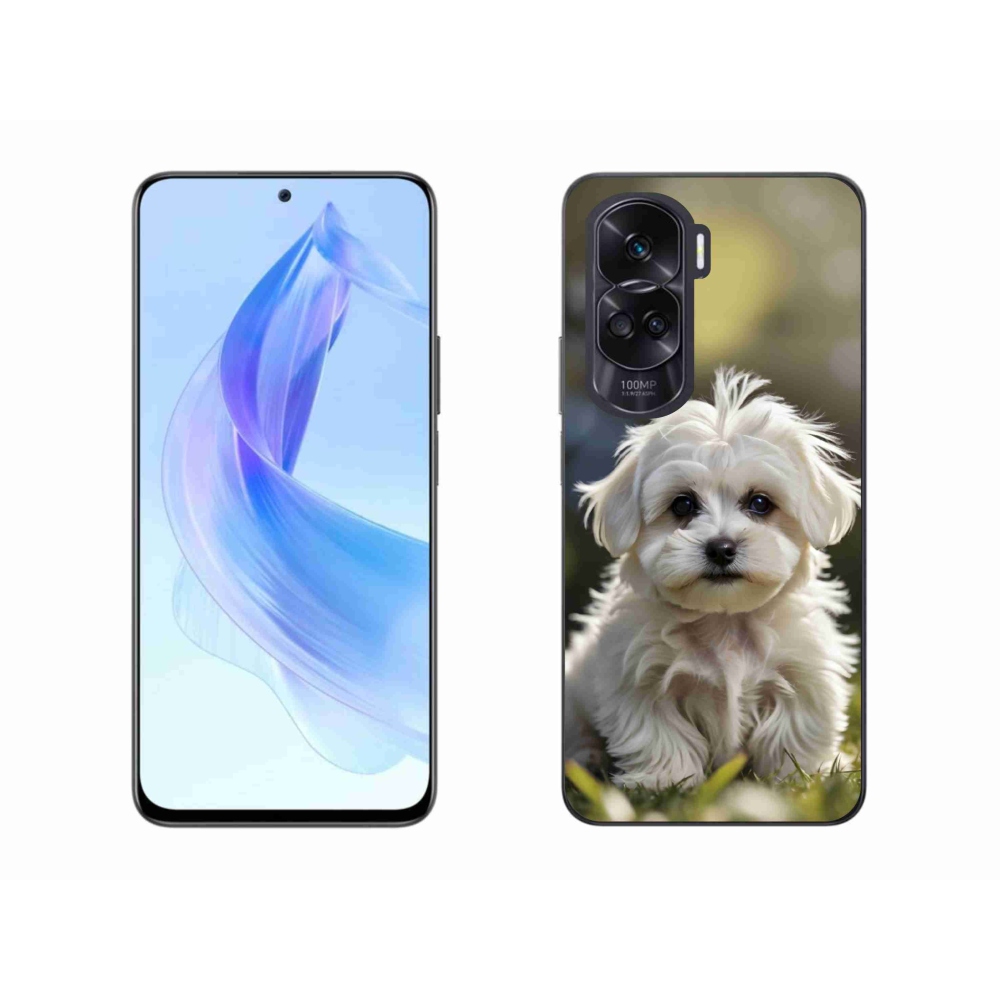mmCase gél tok az Honor 90 Lite-hoz – aranyos máltai kutyus