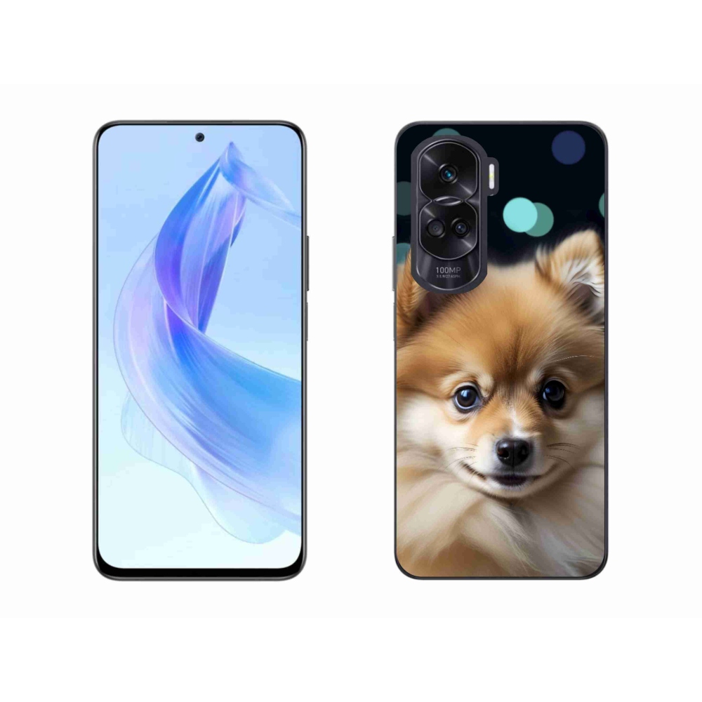 mmCase gél tok az Honor 90 Lite-hoz – aranyos pomerániai kutyus