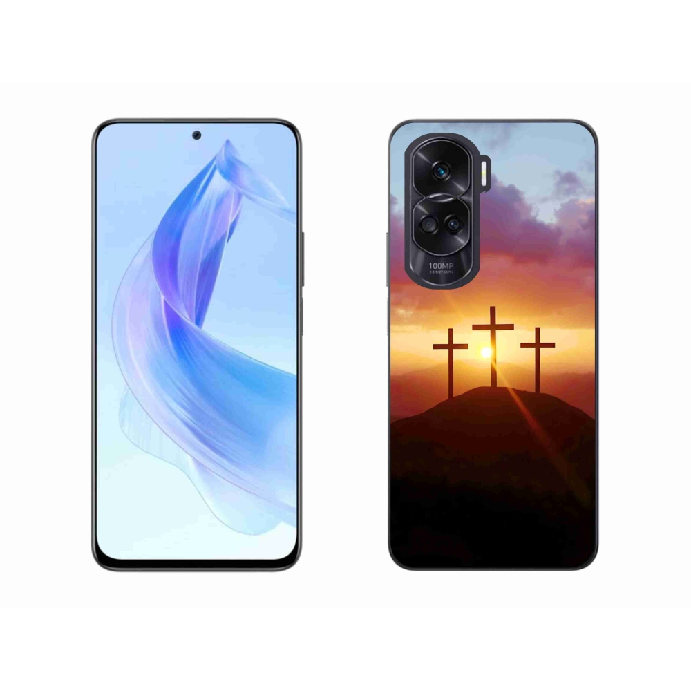 Zselés borítás mmCase a Honor 90 Lite készülékhez - három kereszt