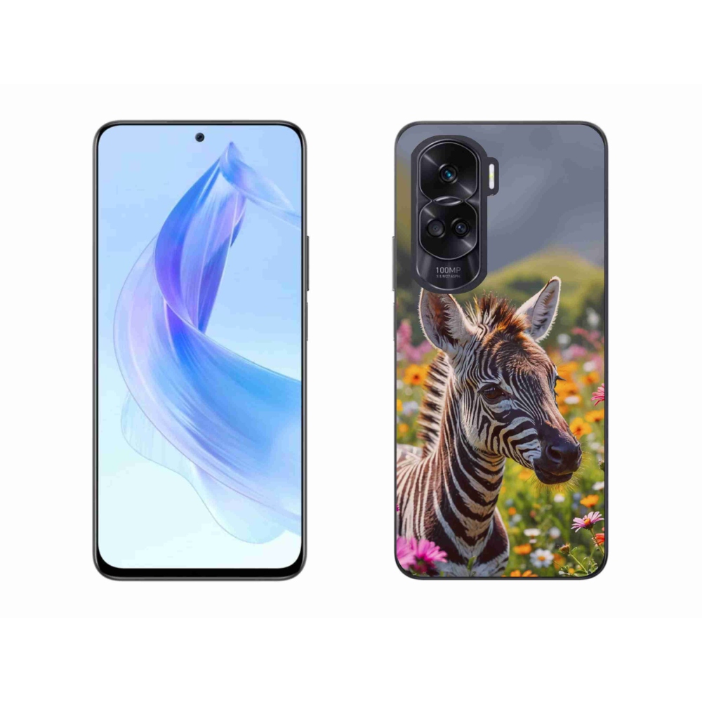 mmCase gélhuzat az Honor 90 Lite-hoz – zebra a réten