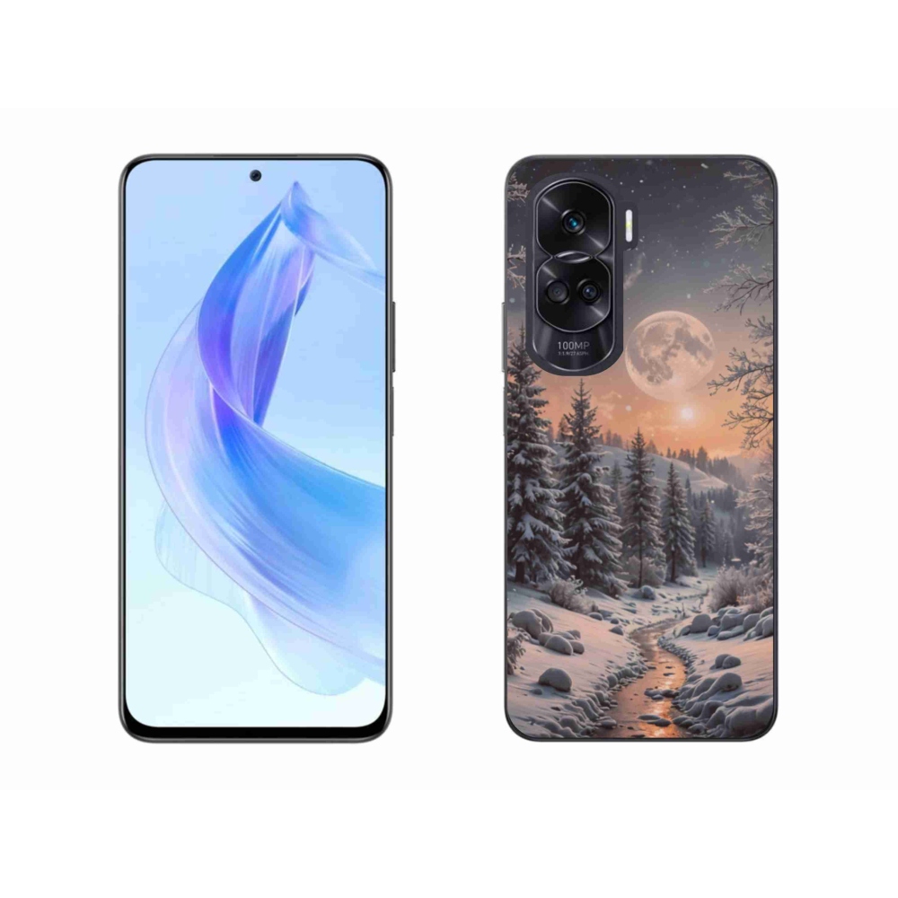 Zselés borítás mmCase a Honor 90 Lite-hoz - téli táj 2