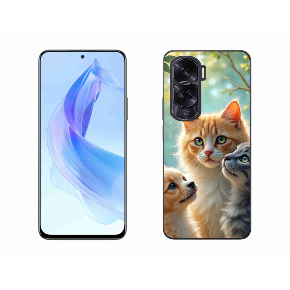 Zselés borítás mmCase a Honor 90 Lite-hoz - állati barátság 2