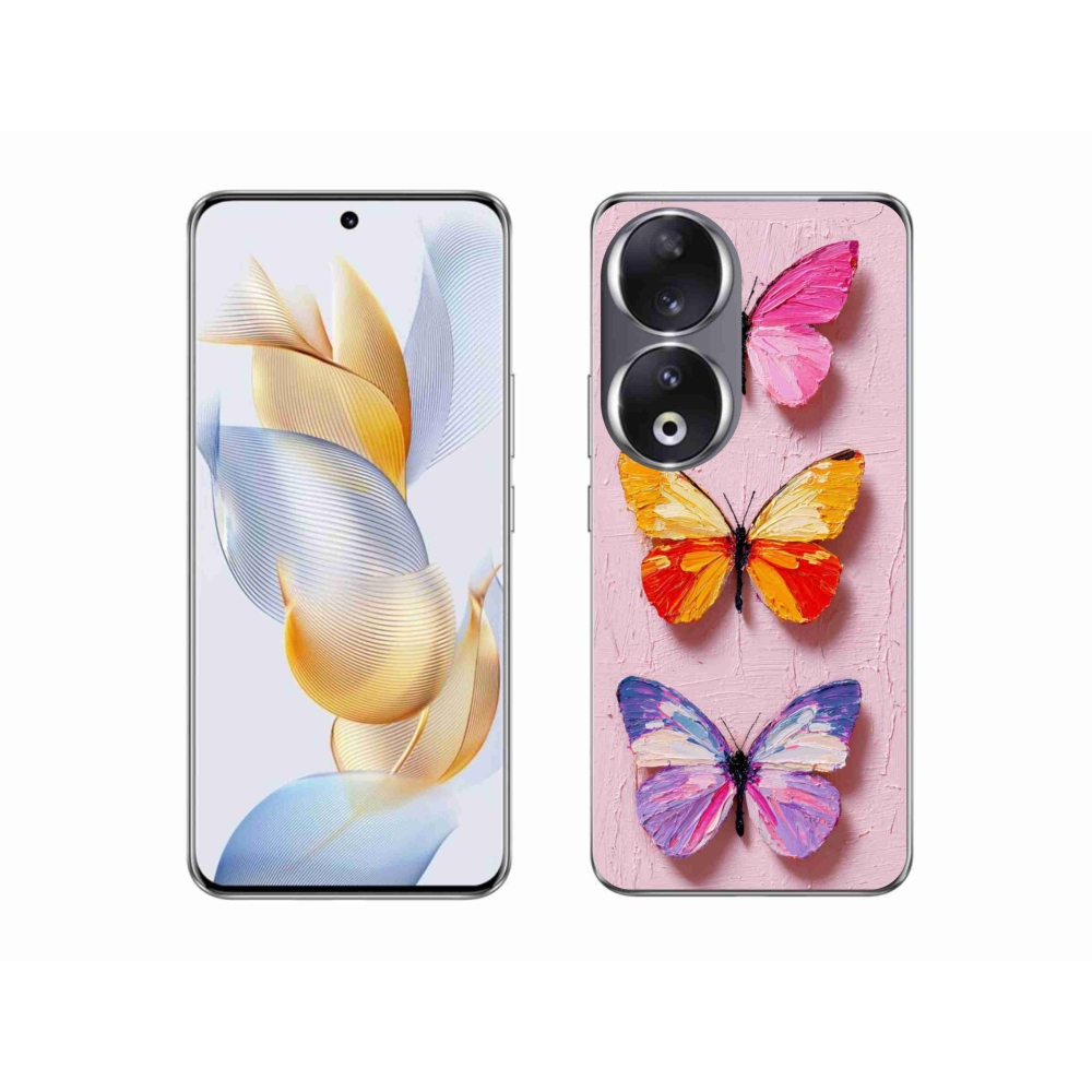 Zselés borítás mmCase a Honor 90-hez - pillangó szentháromság