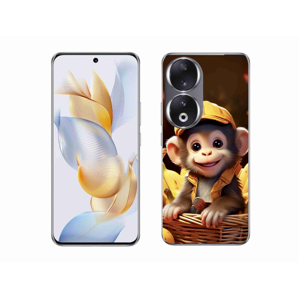 mmCase gél tok az Honor 90-hez – majom a kosárban