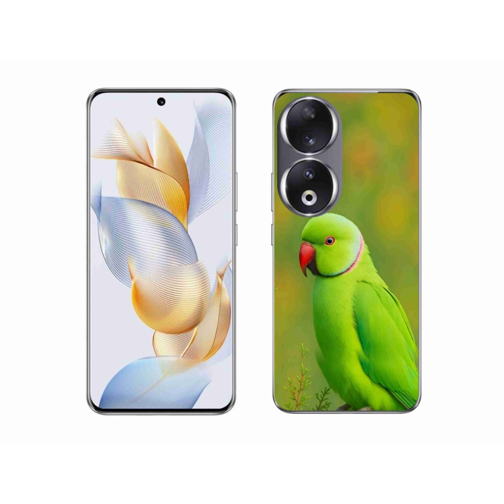 Zselés borítás mmCase a Honor 90 - papagáj Alexander 2 számára