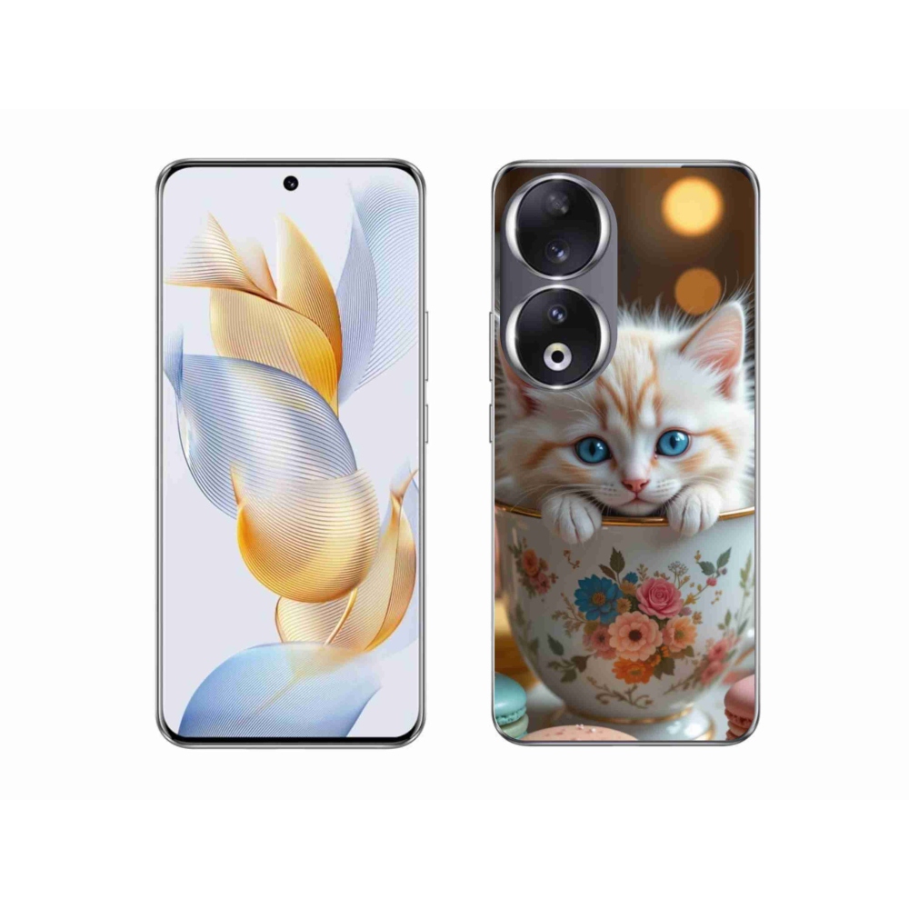 Gél borító mmCase a Honor 90-hez - aranyos cica 6