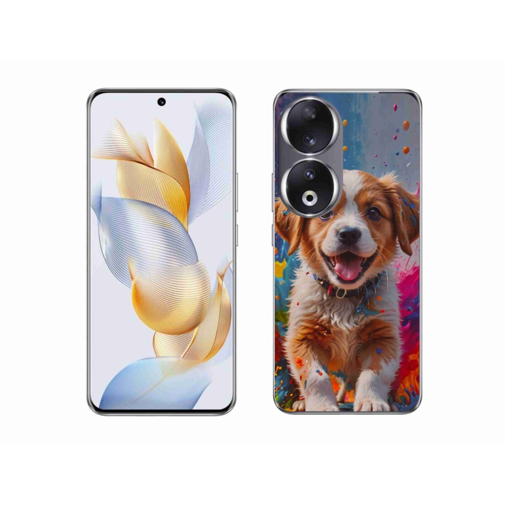 Gél borító mmCase a Honor 90-hez - aranyos kiskutya 3