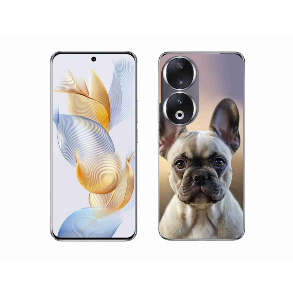 mmCase gél tok az Honor 90-hez – aranyos francia buldog
