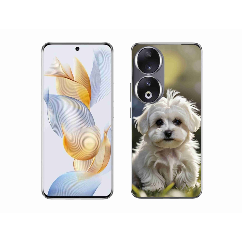 mmCase gél tok az Honor 90-hez – aranyos máltai kutyus