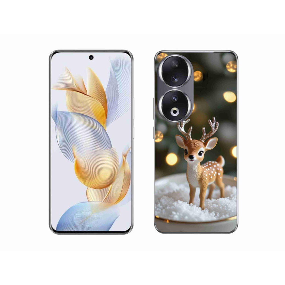 mmCase gél tok az Honor 90-hez – aranyos karácsonyi szarvas