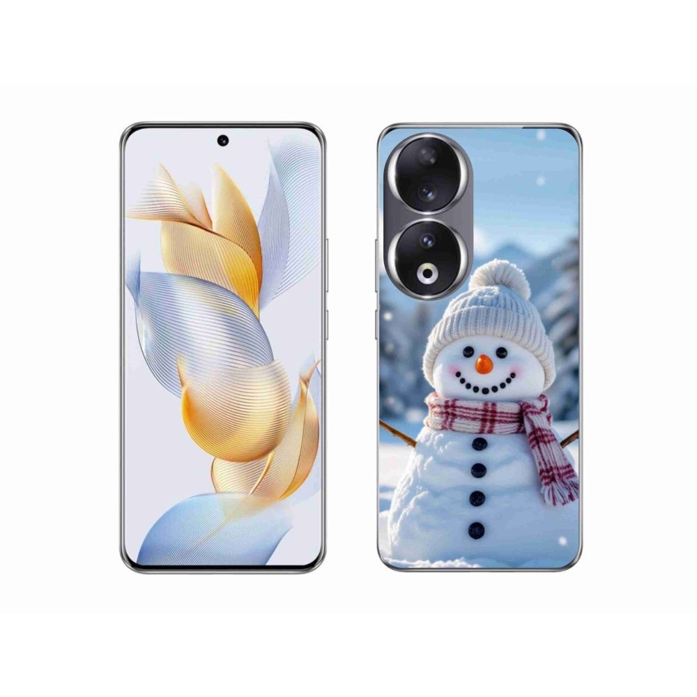 Zselés borítás mmCase a Honor 90-hez - hóember 3