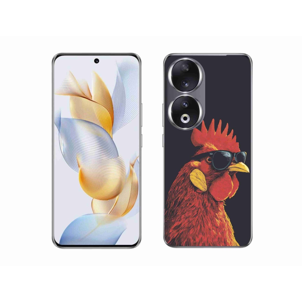 Zselés borítás mmCase a Honor 90-hez - stílusos kakas