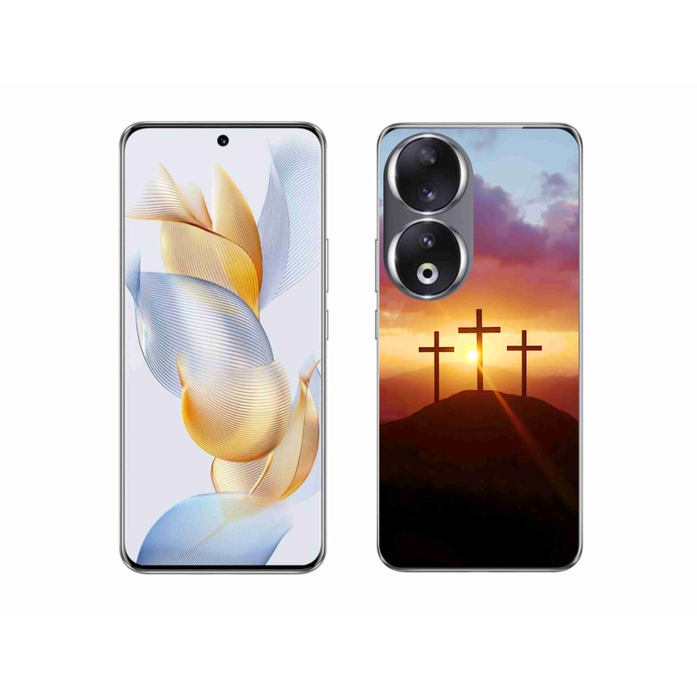 Zselés borítás mmCase a Honor 90-hez - három kereszt