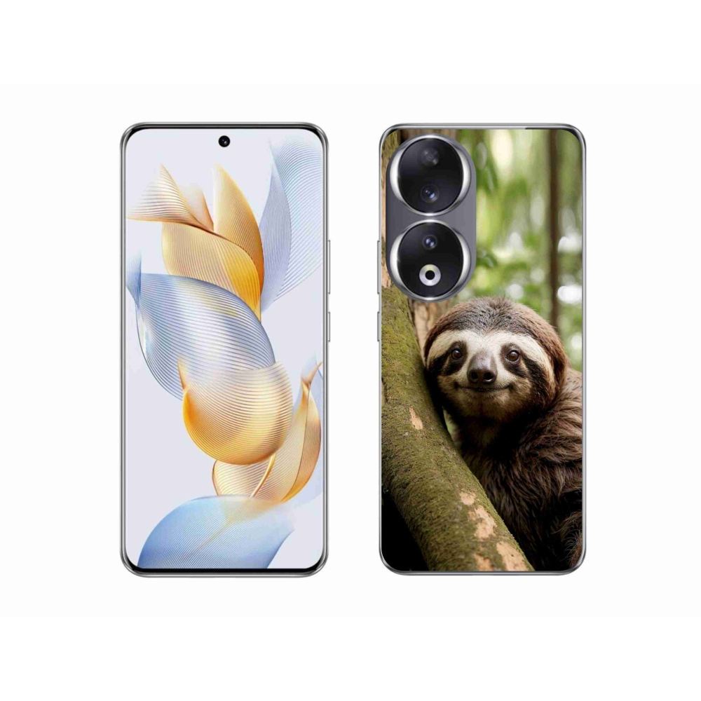 mmCase gél tok az Honor 90-hez – mosolygós lajhár